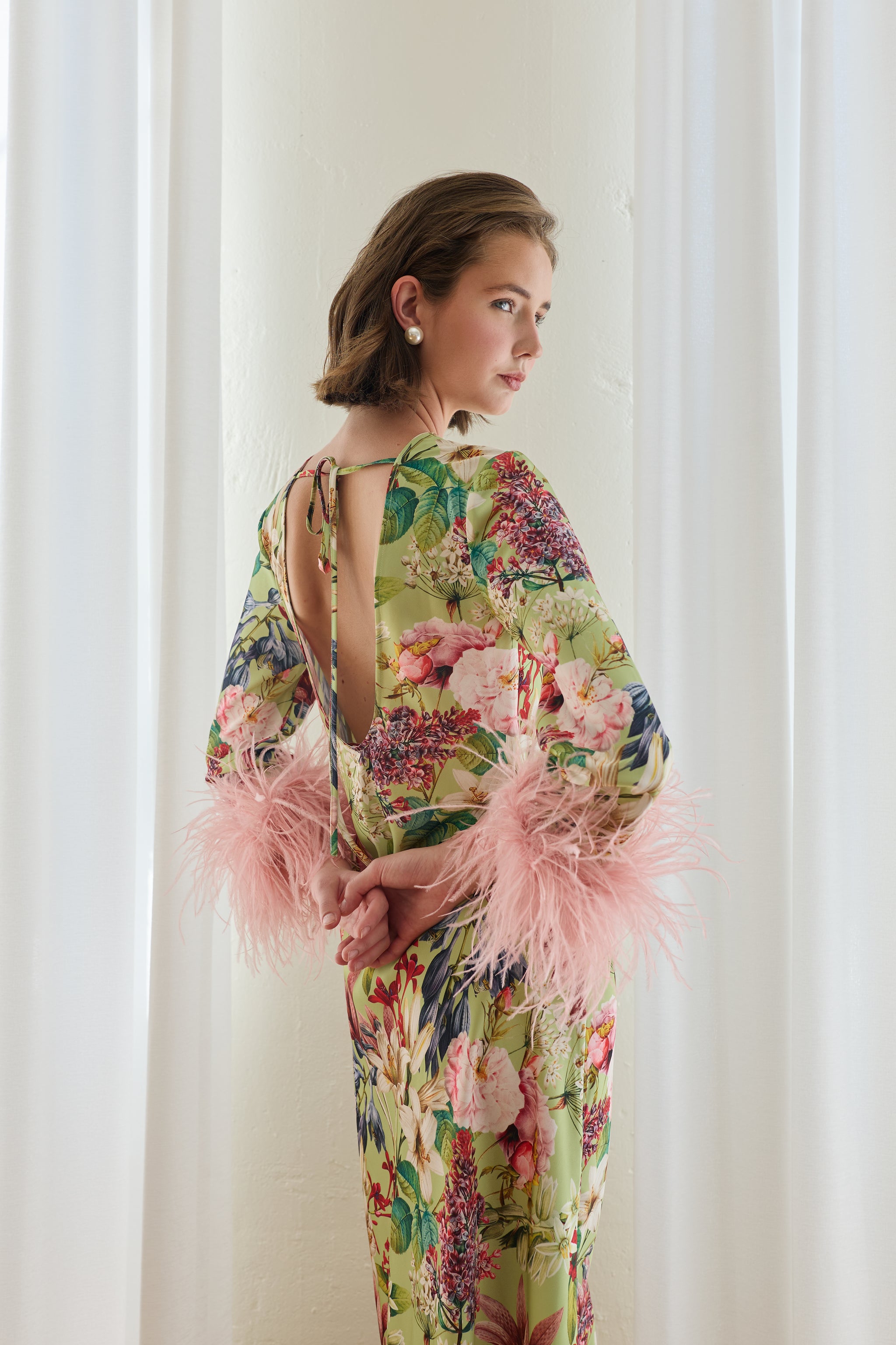 Solenne Dress in Eden Tapestry