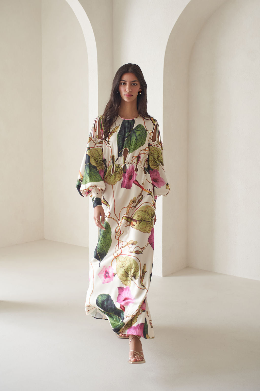 Jasmine Petal Dress In Rafflesia