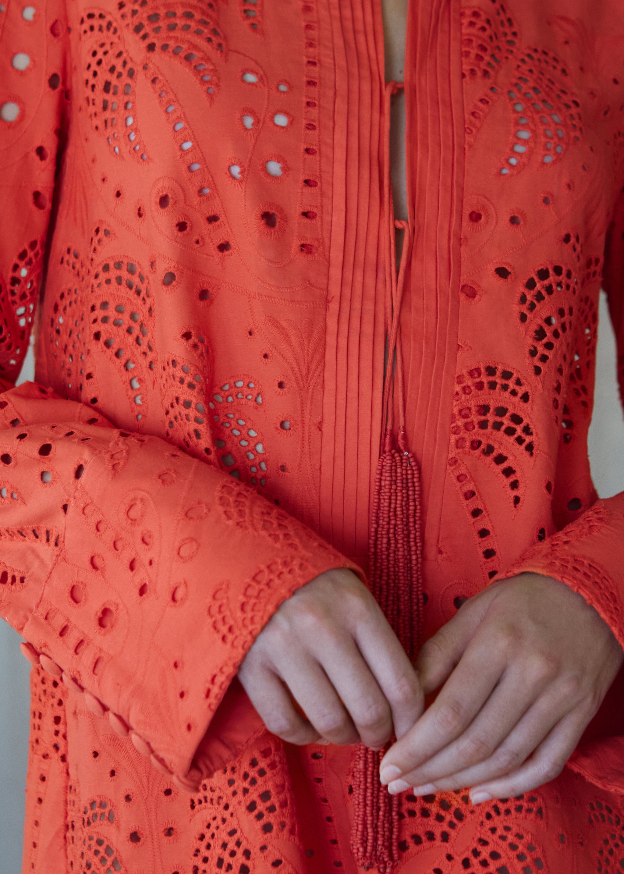 Zahra Embroidered Shirt Dress