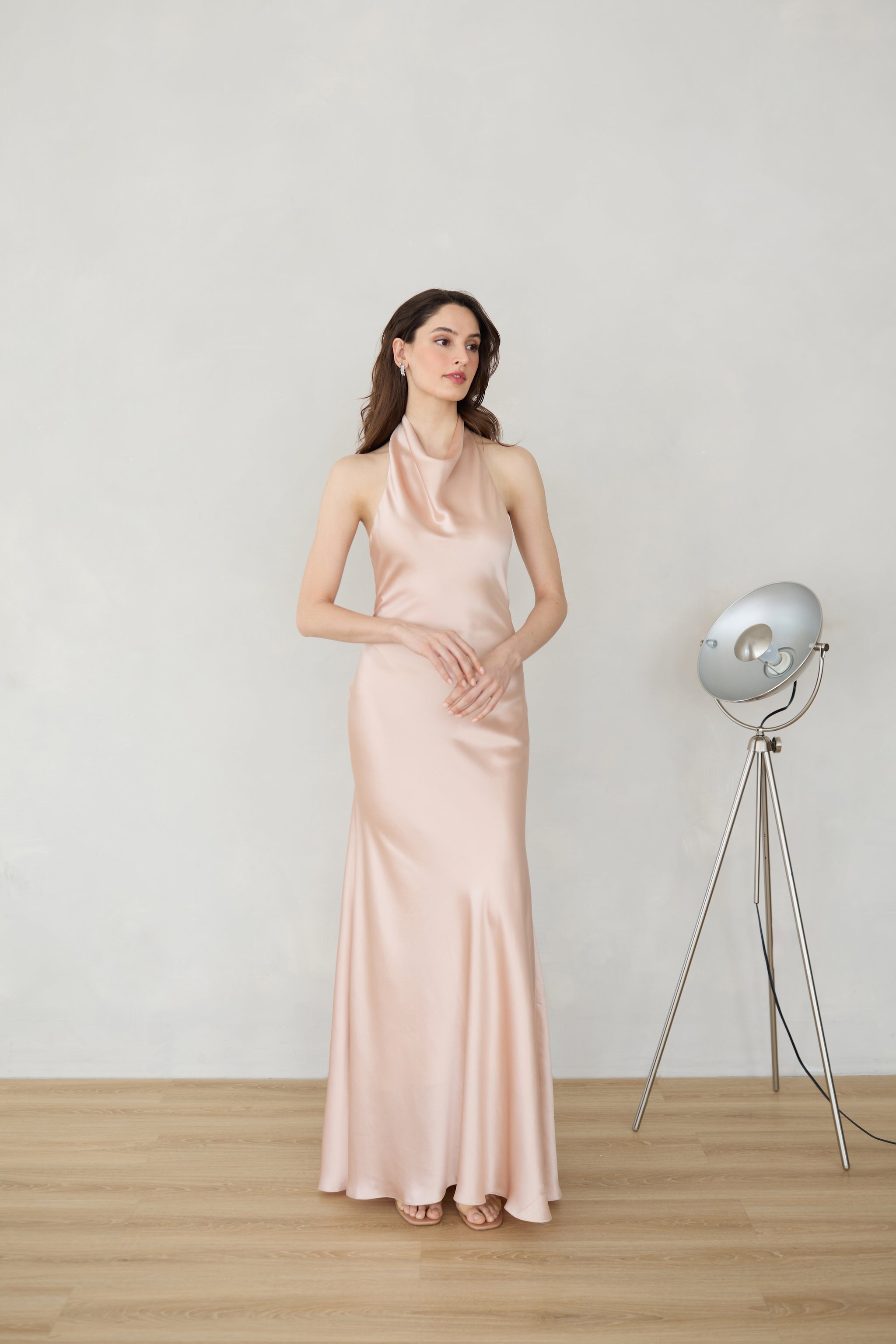 Nadine High Neck Gown