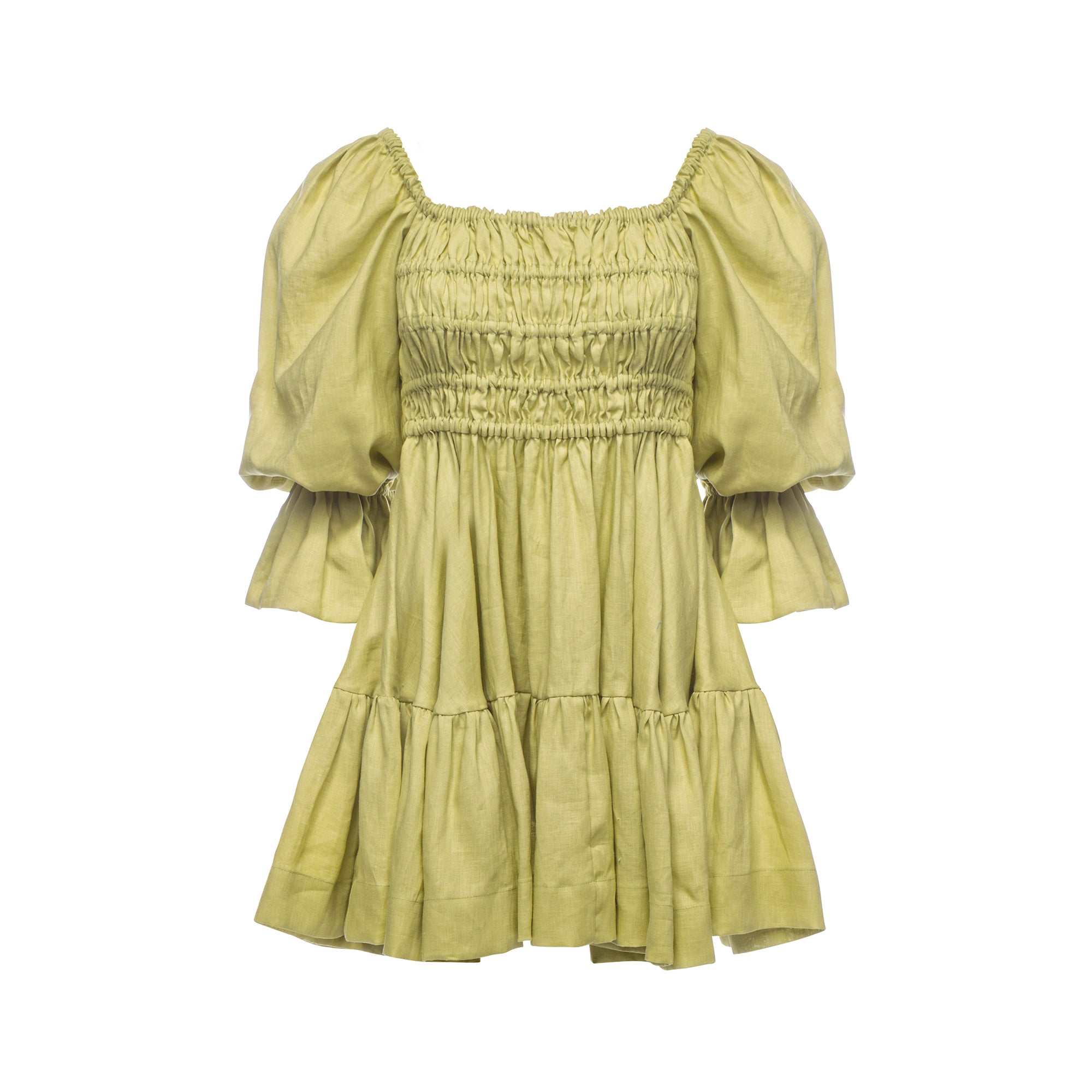 lime cream dress Odd Muse - The Ultimate Muse Structured Mini Dress - Lime Cream